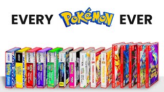 Unboxing Every Pokémon Ever 19982024 [upl. by Gurango]