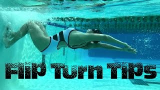 Flip Turn Tips  Swim with Leila [upl. by Nnael]