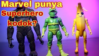 superhero apaan nih marvel legends marvels frog man review and unboxing [upl. by Dumas405]