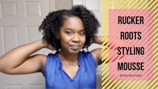 A Quick Review of the Rucker Roots GTC Texture Hair Styling Mousse [upl. by Swinton]