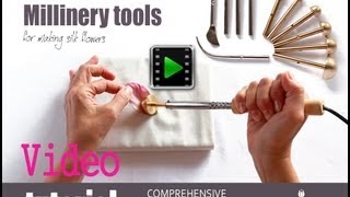 Flower making tools to make couture silk flowers [upl. by Emmye]