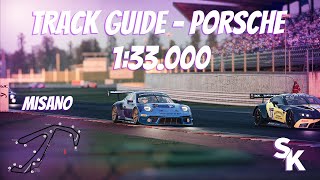 Misano Track Guide  How to drive the Porsche GT3  133000  Assetto Corsa Competizione [upl. by Sewellyn]