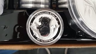 2021 Perth Mint 1oz Koala Silver Coin EPIC UNBOXING [upl. by Nauqas]