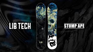 STUMP APE  20212022 LIB TECH SNOWBOARD [upl. by Ellehcsar833]