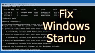 How to Fix Startup Repair in Windows 10  System Reserved [upl. by Earazed899]