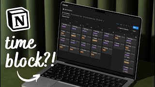 UNLEASH your productivity with Time Blocking Notion Planner  Tasks Notion Calendar  Template Tour [upl. by Ihtak]