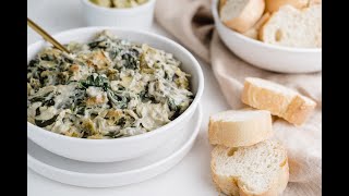 Spinach Artichoke Dip Recipe [upl. by Anella]