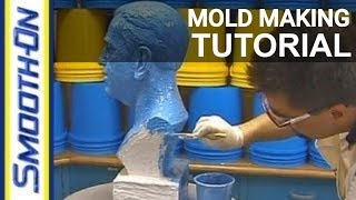 Mold Making Tutorial How To Make a BrushOn Rubber Mold of a Bust [upl. by Justinn]