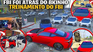 BK DEU FUGA DO FBI  DEU RUIM  MUITO CARRO  TREINAMENTO DO FBI  FC BKINHO CLIPS [upl. by Arrec343]