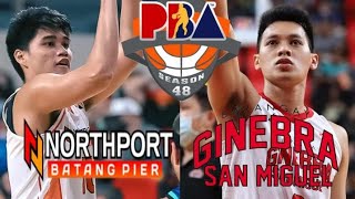 PBA LIVE  NORTHPORT vs BRGY GINEBRA I LIVE SCORES and COMMENTARY [upl. by Nnaillij]