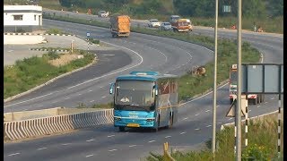 KPN SCANIA BUS SPEEDING ON NATIONAL HIGHWAY [upl. by Yevre368]