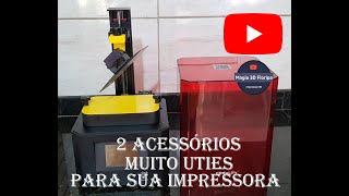 Acessórios para Impressoras 3D de Resina [upl. by Platus]