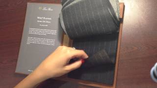 Loro Piana Wish Flannel Super 170S Wool  костюмные ткани [upl. by Lillis367]