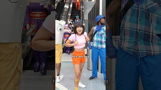 not the map 😭 dora swiper dominicandora doradominicana animeexpo funny [upl. by Potter]