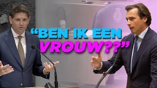 quotWat zegt u tegen slachtoffers van de transgenderideologiequot  Baudet VS Paternotte D66 APB 2023 [upl. by Auqenahs]