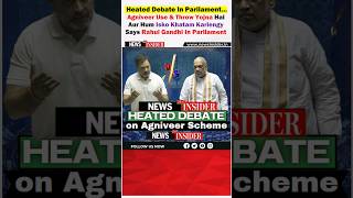 Agniveer Use amp Throw Yojna Hai Aur Hum Isko Khatam Kariengy  Rahul Gandhi trending viral shorts [upl. by Nylirek466]