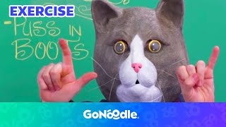 I To The L With Mr Catman  Activities For Kids  Exercise  GoNoodle [upl. by Silisav]