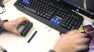 How to use MSR100 to read the magnetic cards data [upl. by Nylle]