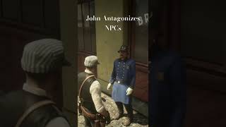 John Marston antagonizes NPCs rdr2 johnmarston [upl. by Gora]