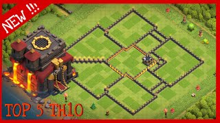 NEW BEST TH10 HYBRIDTROPHY BASE 2023  Town Hall 10 Hybrid  Trophy BaseCopy Link  Clash of Clans [upl. by Lindsey]