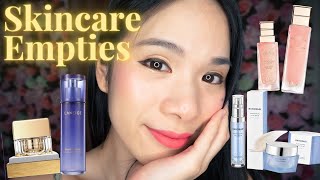 2022 Skincare Empties  Dior Prestige Banobagi Dalba Piedmont Purito [upl. by Karol]