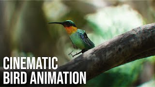 Create Cinematic Bird Animations in Blender  Tutorial [upl. by Naellij]