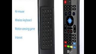 Rii Air Mouse Review Mx3M [upl. by Iroj]