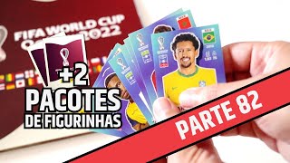 Abrindo Pacotes de Figurinhas PARTE 82  Álbum da Copa do Mundo Catar 2022 [upl. by Alrahs439]