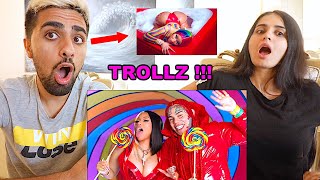 6IX9INE amp NICKI MINAJ  TROLLZ OFFICIAL MUSIC VIDEO REACTION [upl. by Lynnette]