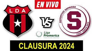 ALAJUELENSE VS SAPRISSA EN VIVO 🔴 CLAUSURA 2024 FINAL IDA LIGA DE COSTA RICA ▶️ DONDE VER EN VIVO [upl. by Odlanar]