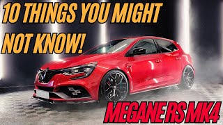 10 THINGS YOU MIGHT NOT KNOW RENAULT MEGANE RS MK4 [upl. by Sperling]