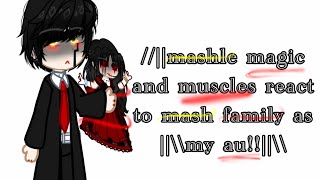 mashle magic and muscles react to mash mother as yor 1 [upl. by Nnhoj]