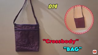 beautiful sling bag  cross body bag making at home [upl. by Eceela]