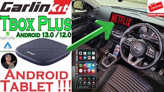 TBox Plus  Carlinkit  Internet AI Box  Wireless Adapter for CarPlay and Android Auto [upl. by Lewert]