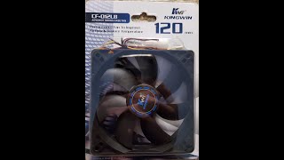 Kingwin Advance Series CF012LB 120 3 pin Fan Review Pt 1 [upl. by Atsev406]