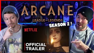 Arcane Season 2  Official Trailer  REACTION [upl. by German50]