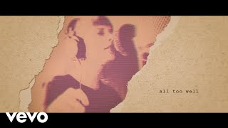 All Too Well 10 Minute Version Taylors Version From The Vault Lyric Video [upl. by Atsirak]