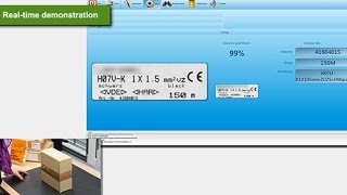 Incoming Goods Dept  Reading Labels with MVTec HALCON [upl. by Parke]