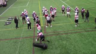 2024 National Scouting Combine Draft Eligible OLDL Drills [upl. by Gnok]