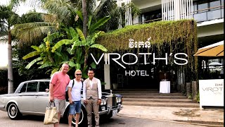 🇰🇭STAY HERE Viroths Hotel  Siem Reap Cambodia [upl. by Ttebroc964]