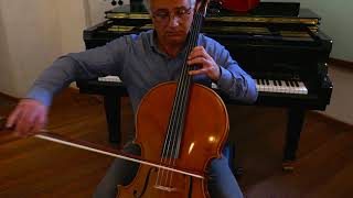 Dotzauer  113 etudes for cello N 22 Aurelio Bertucci [upl. by Cline]