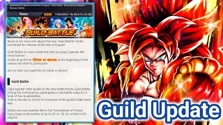 GUILD UPDATE IS NEARLY HERE  Dragon Ball Legends [upl. by Warring]