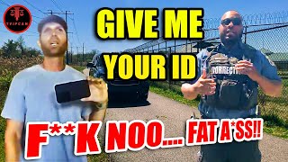 This Man Is A BEAST Owning Tyrant Cops In Seconds  First Amendment Audit  Id Refusal 42 [upl. by Ahsotan457]