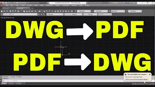 How To Convert Autocad to PDF  DWG to PDF  PDF Tracing dwg file Youtube Autocad Training Classes [upl. by Adnaloj]