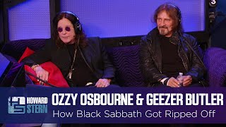 Ozzy Osbourne amp Geezer Butler on How Black Sabbath Got Ripped Off 2013 [upl. by Faline]