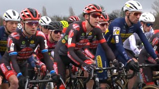 Cyclocross SintNiklaas Men Elite 50fps 19 Feb 2022 [upl. by Esylla]