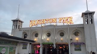 Brighton Palace Pier Vlog 8th January 2017 [upl. by Sidnal914]