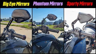 Big Review of Mirrors for CanAm SPYDER amp RYKER  Motorcycles Accessories [upl. by Ahsakal]