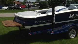 2004 MasterCraft ProStar 197 Navy Blue White Walk Around [upl. by Arhas]