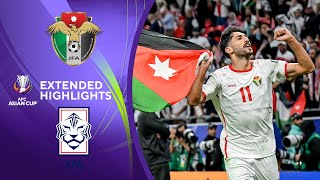 Jordan vs South Korea Extended Highlights  AFC Asian Cup  CBS Sports Golazo [upl. by Osbert]